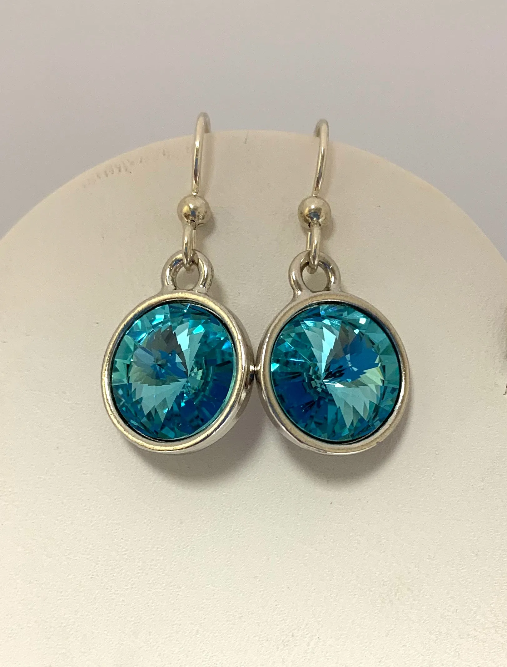 Swarovski Crystal Rivoli Dangle Earrings