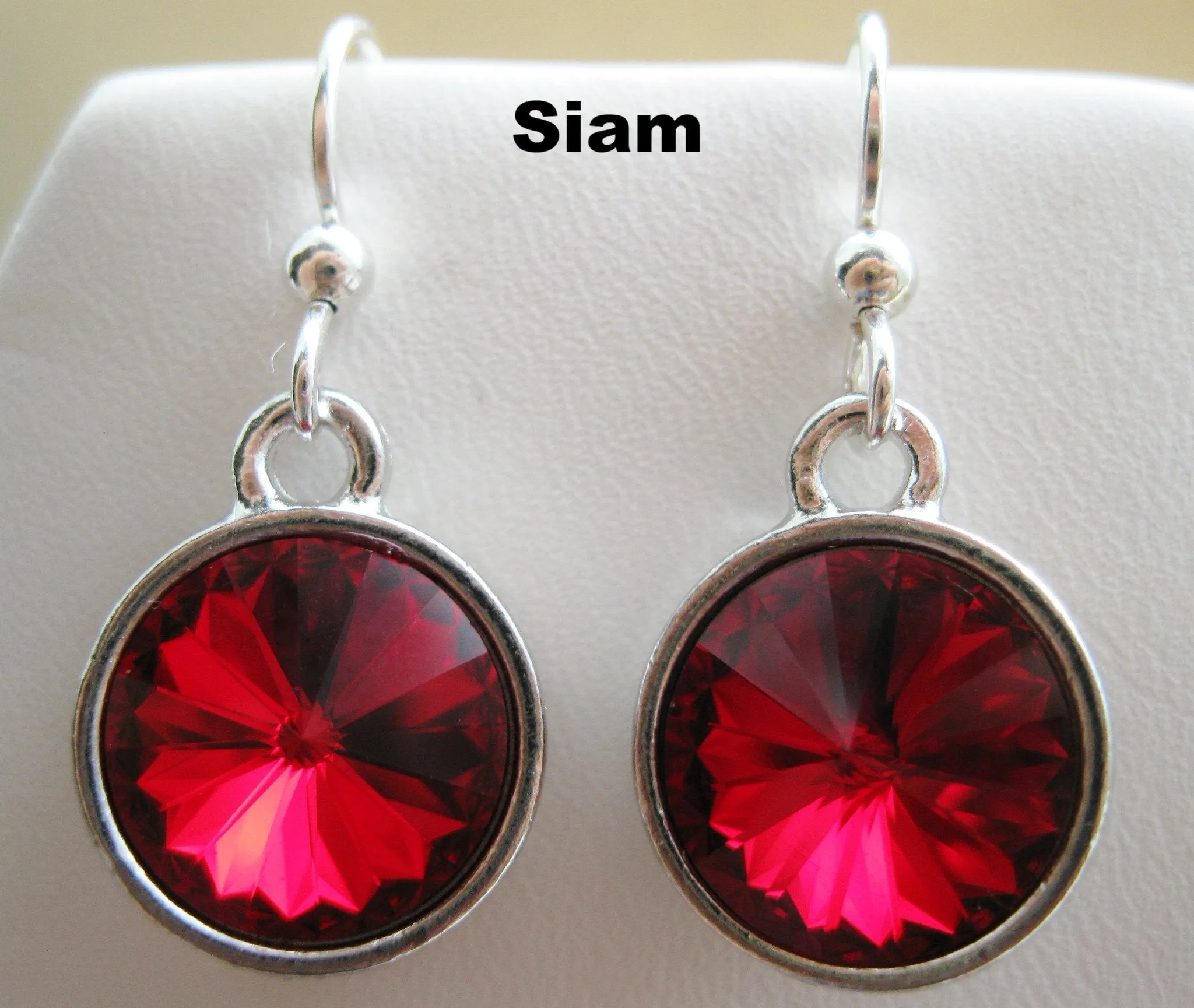 Swarovski Crystal Rivoli Dangle Earrings