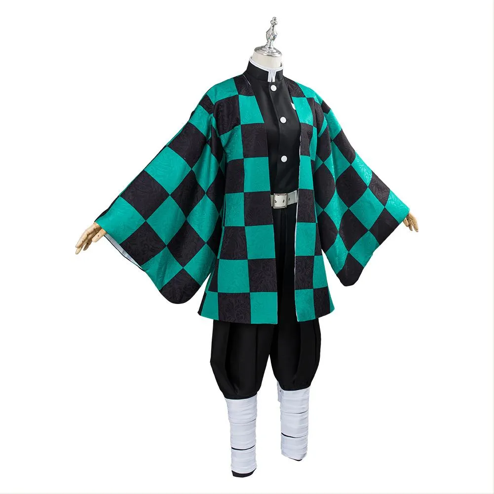 Tanjiro Demon Slayer Costume Cosplay Halloween Suit