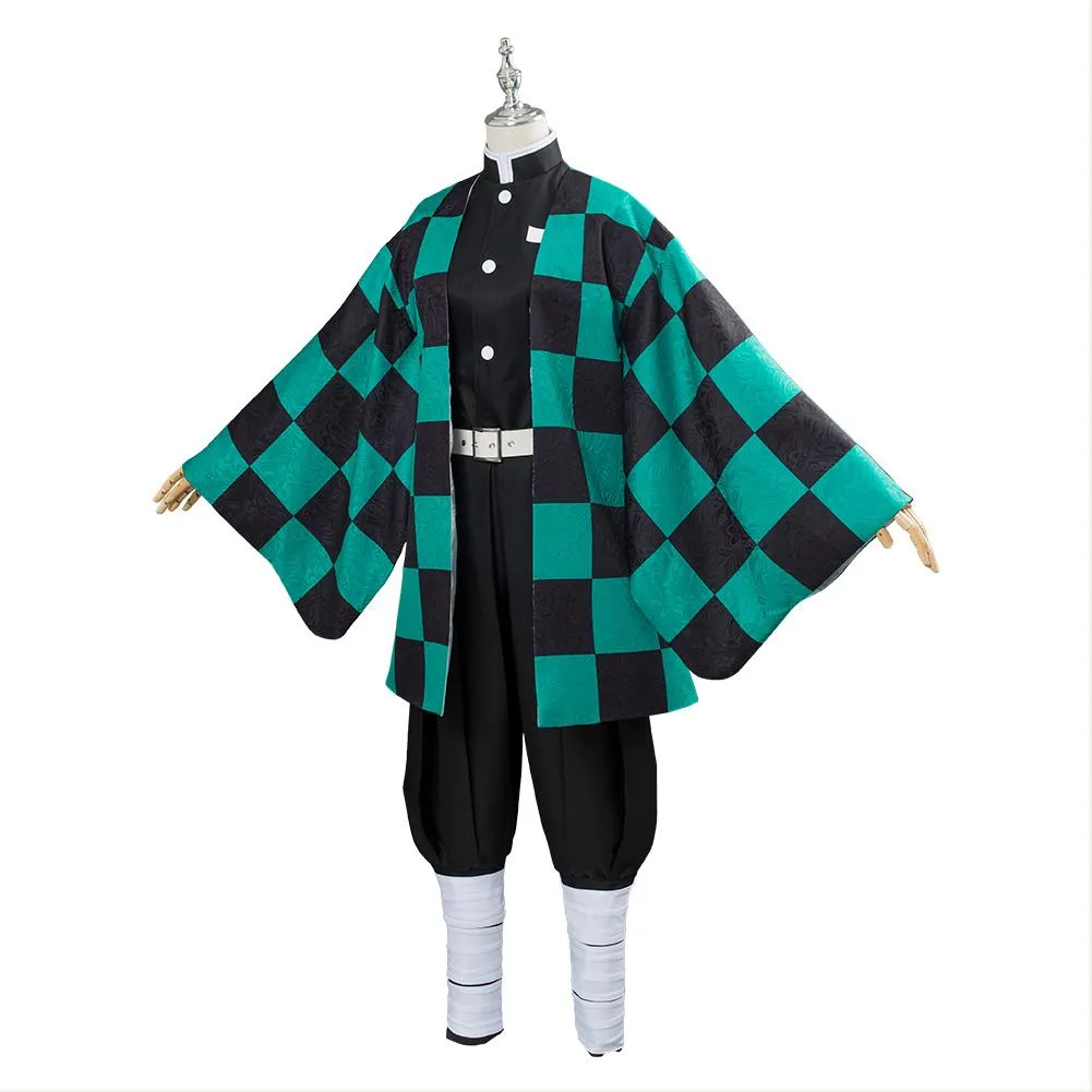 Tanjiro Demon Slayer Costume Cosplay Halloween Suit