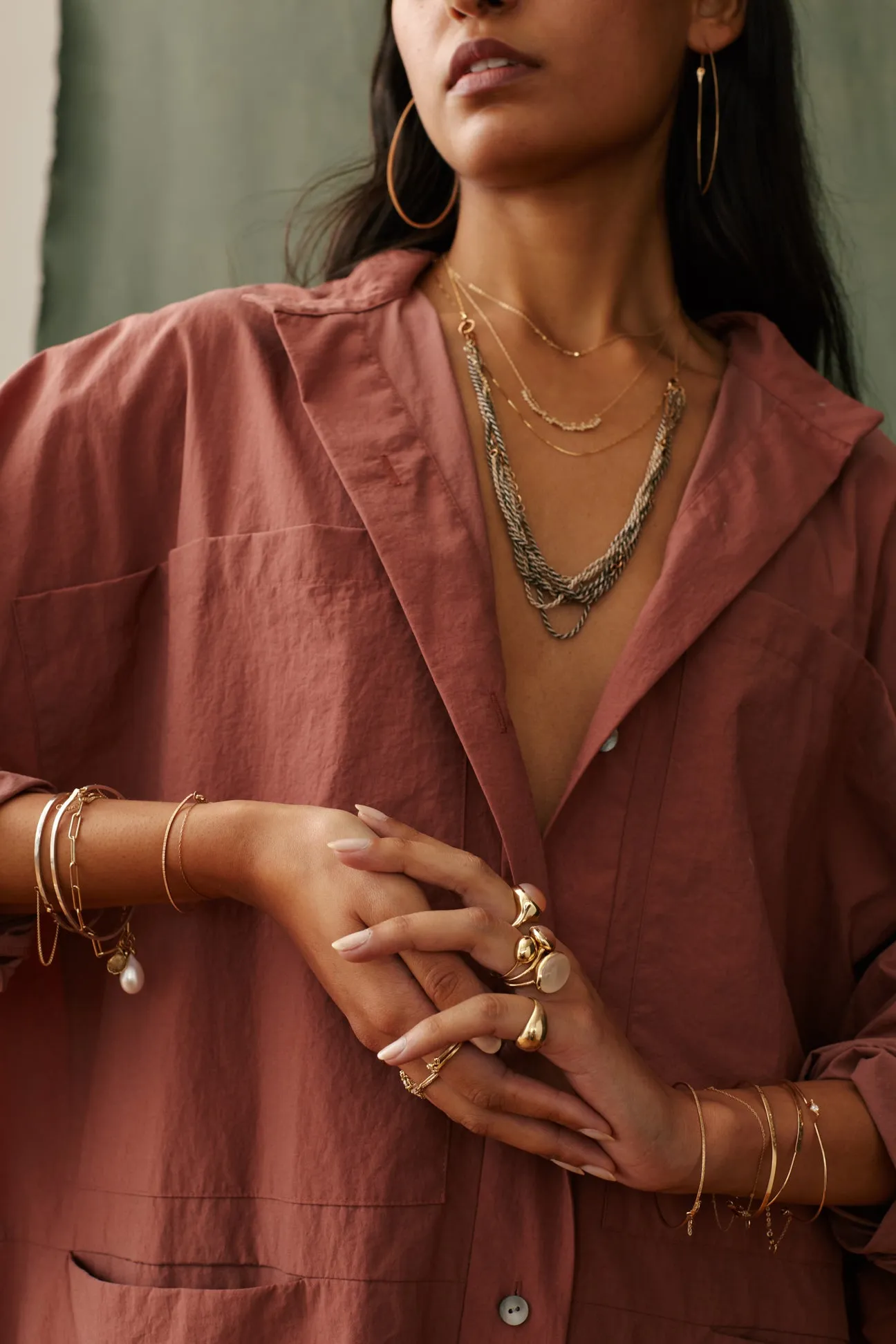 teardrop hoops
