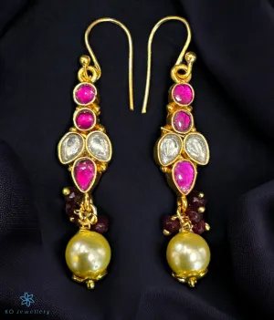 The Aalia Silver Kundan Earrings