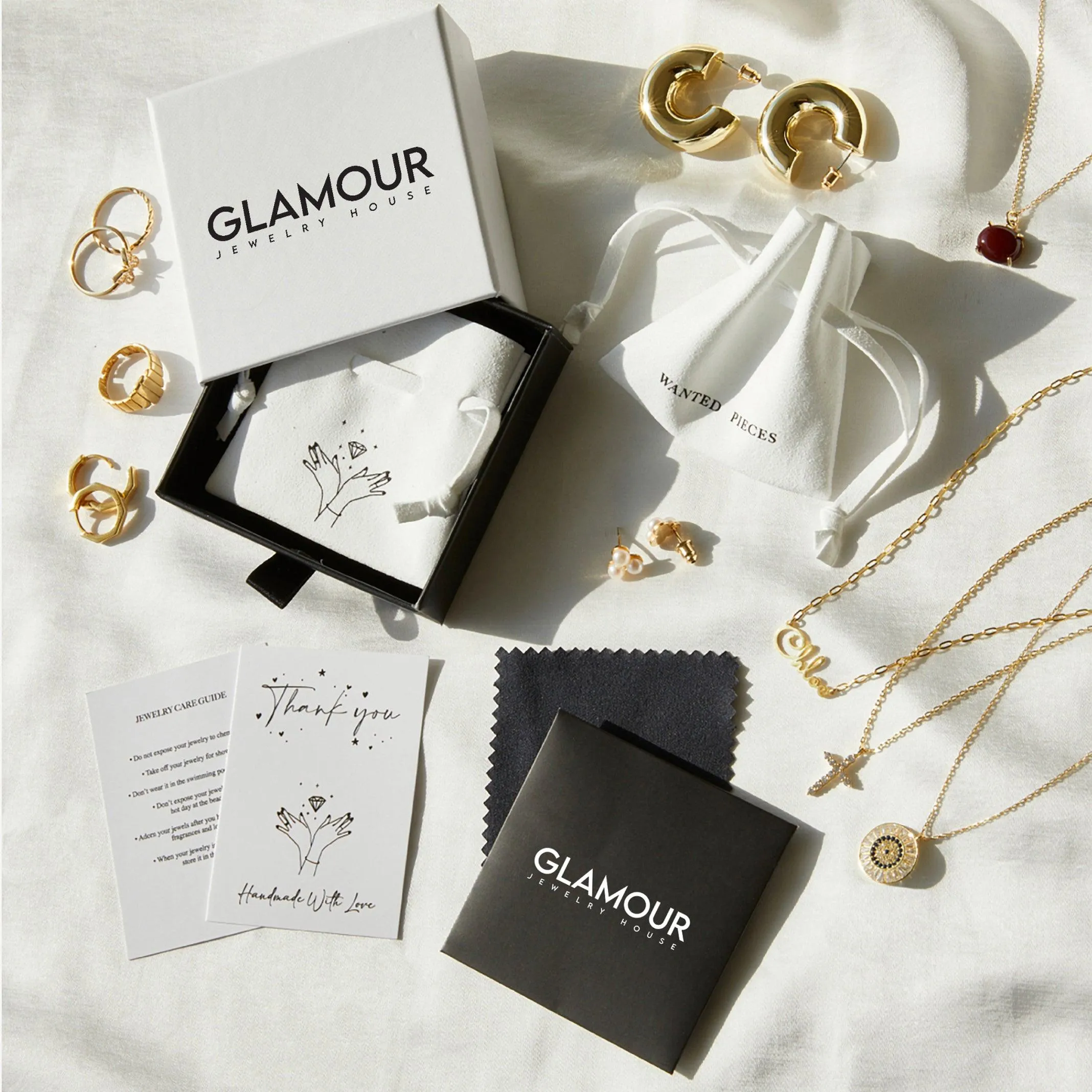Thick Square Huggie Hoop Earrings - 18K Gold Vermeil