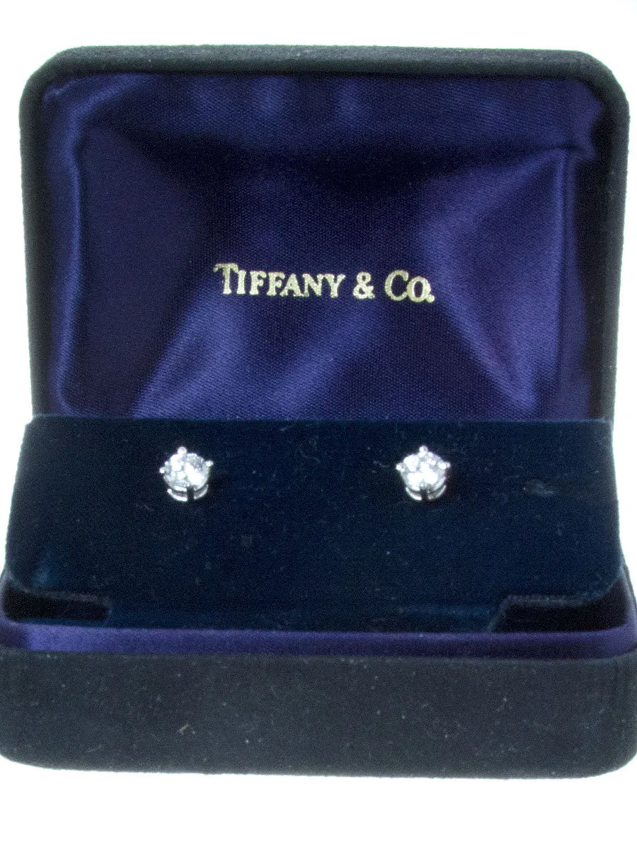 Tiffany & Co. 1.00ct Diamond Stud Earrings