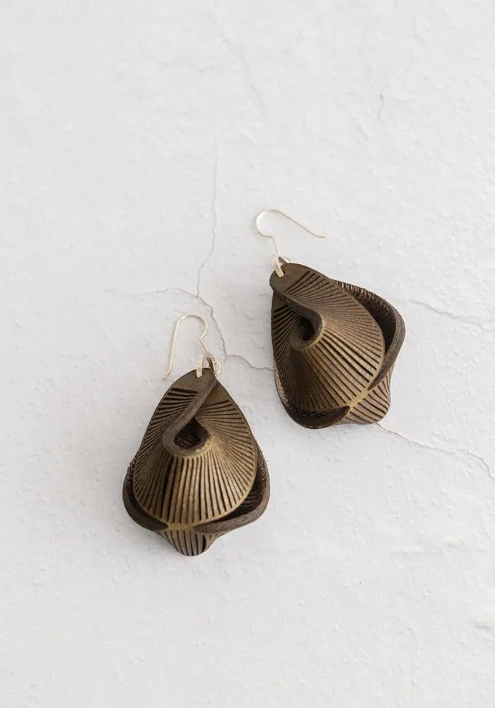 Tiny Cave Grotto Earrings