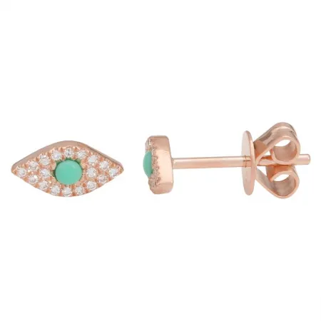 TINY THIRD EYE DIAMOND STUD