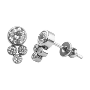 Titanium Cluster Earrings