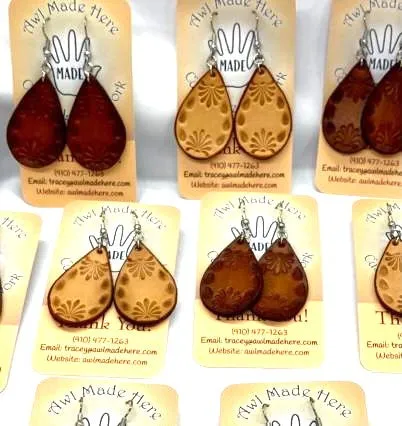 Tooled Earrings