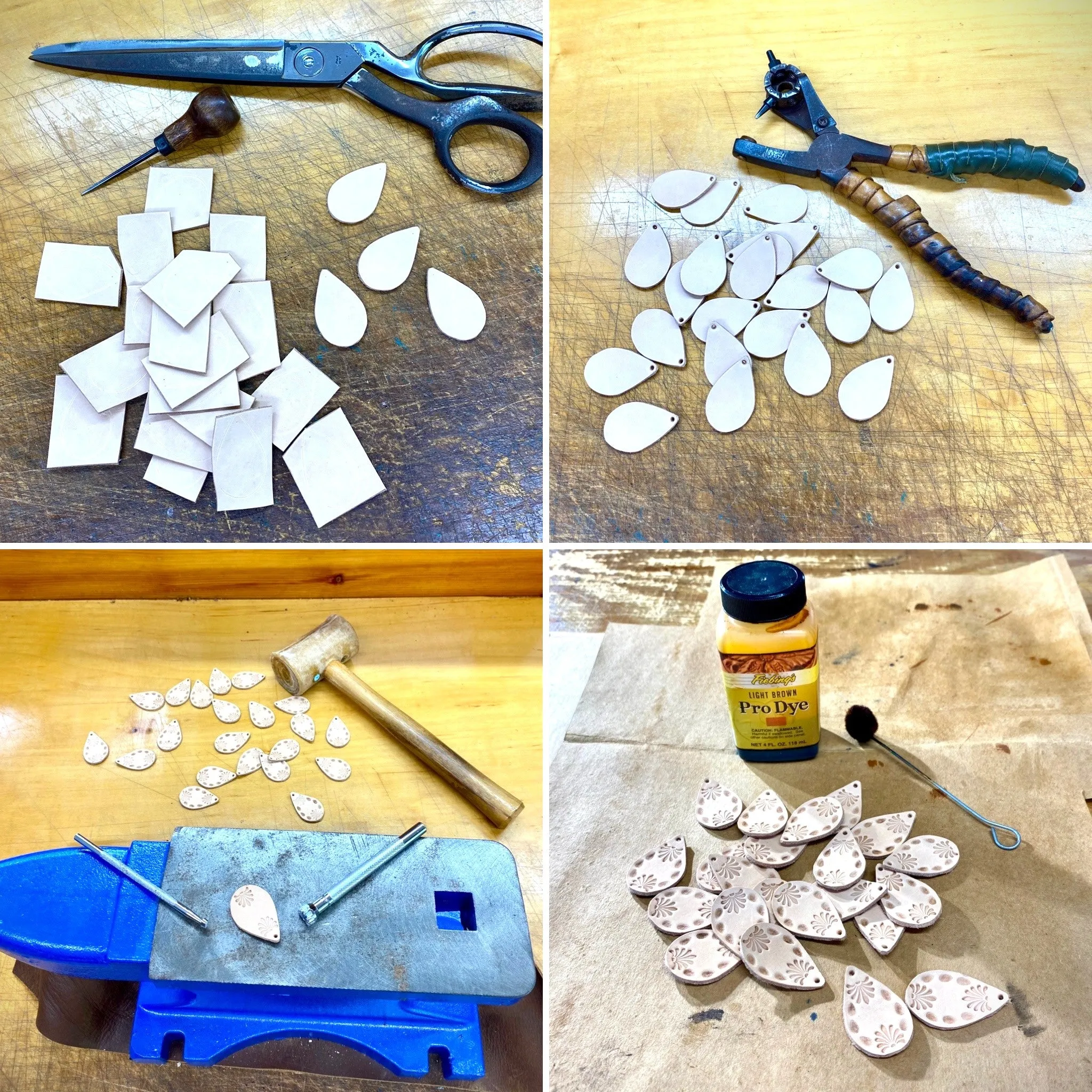 Tooled Earrings