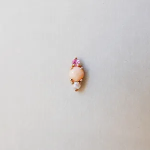 Trio Coral Earring