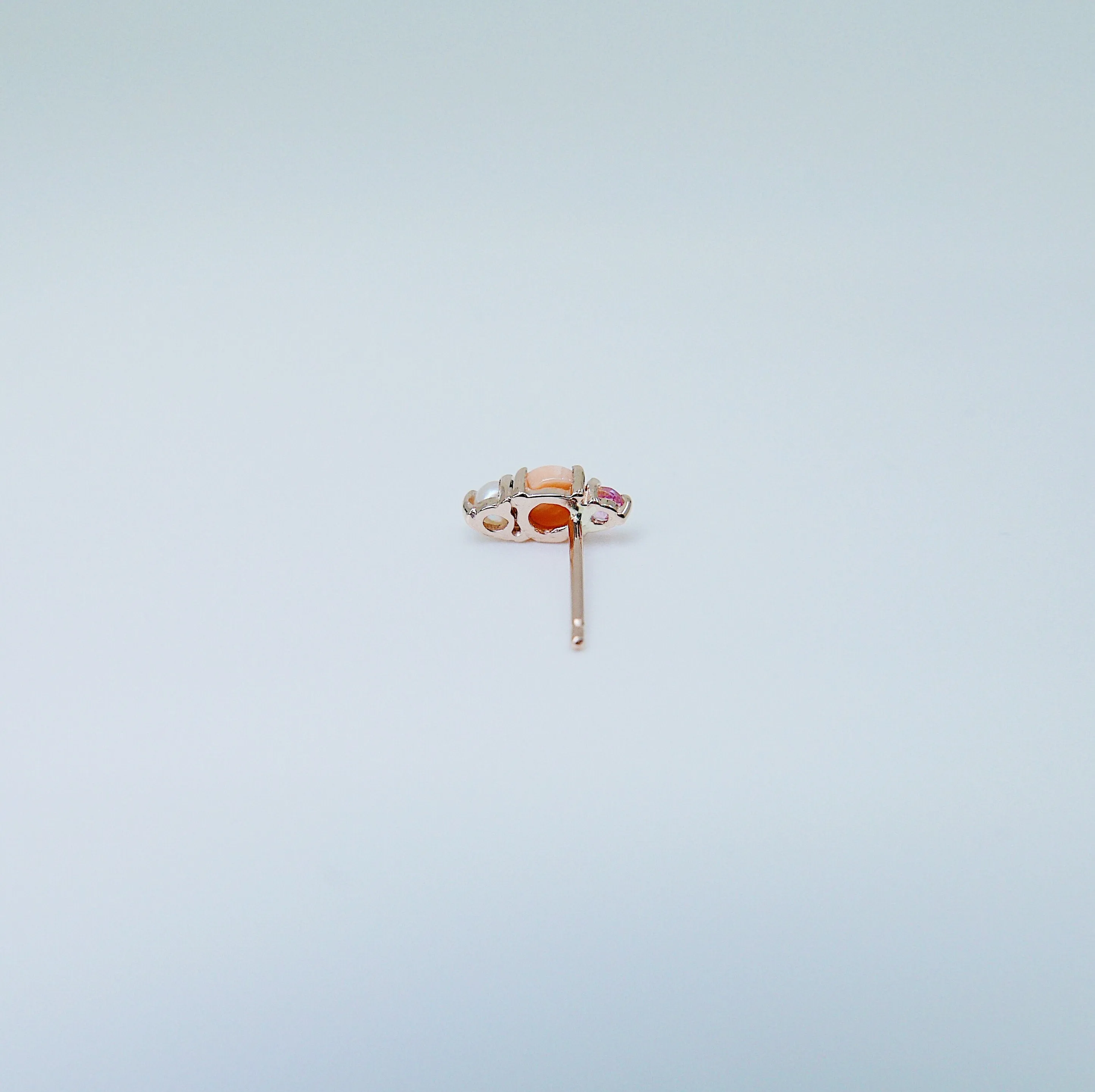 Trio Coral Earring