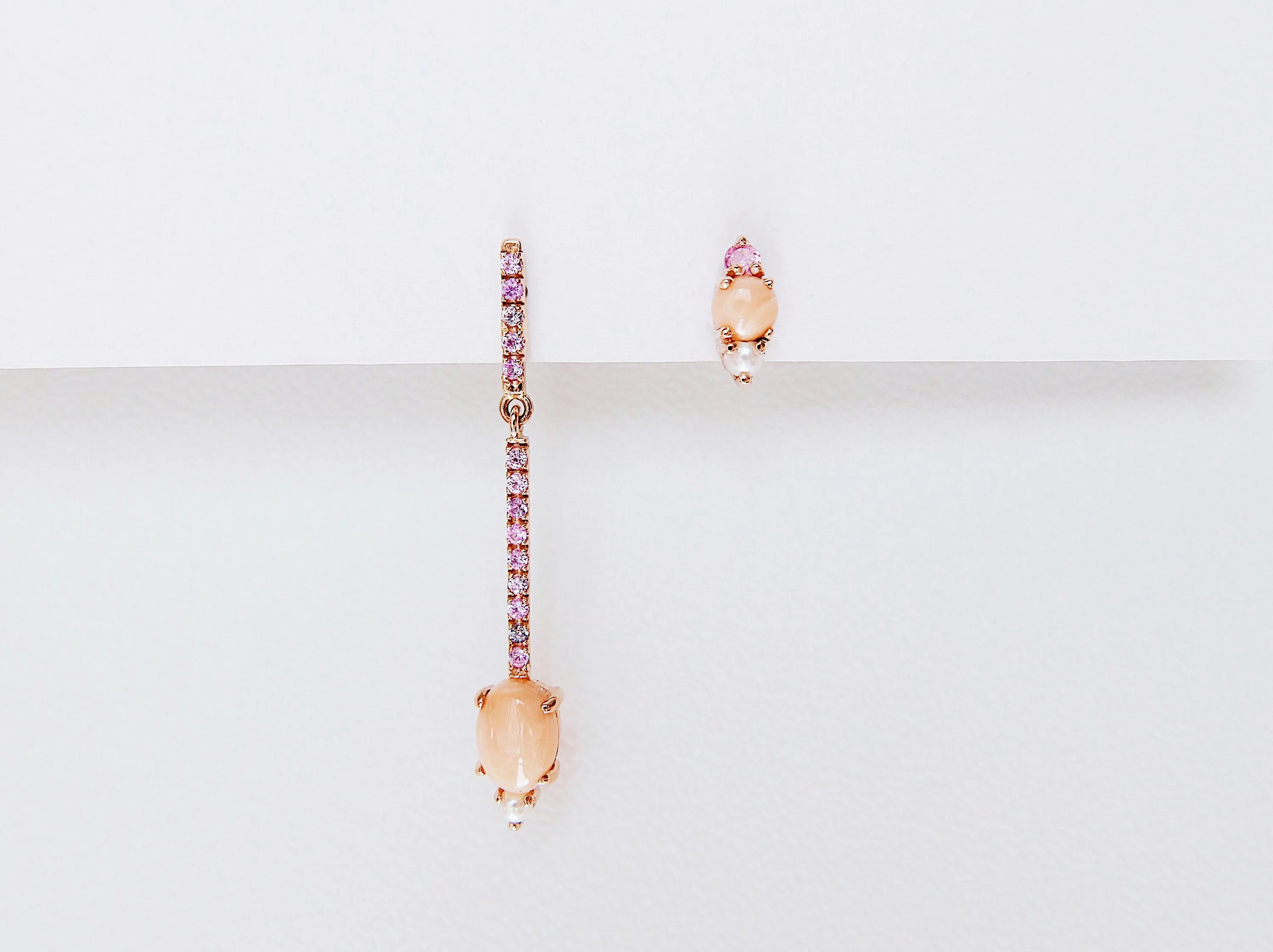 Trio Coral Earring