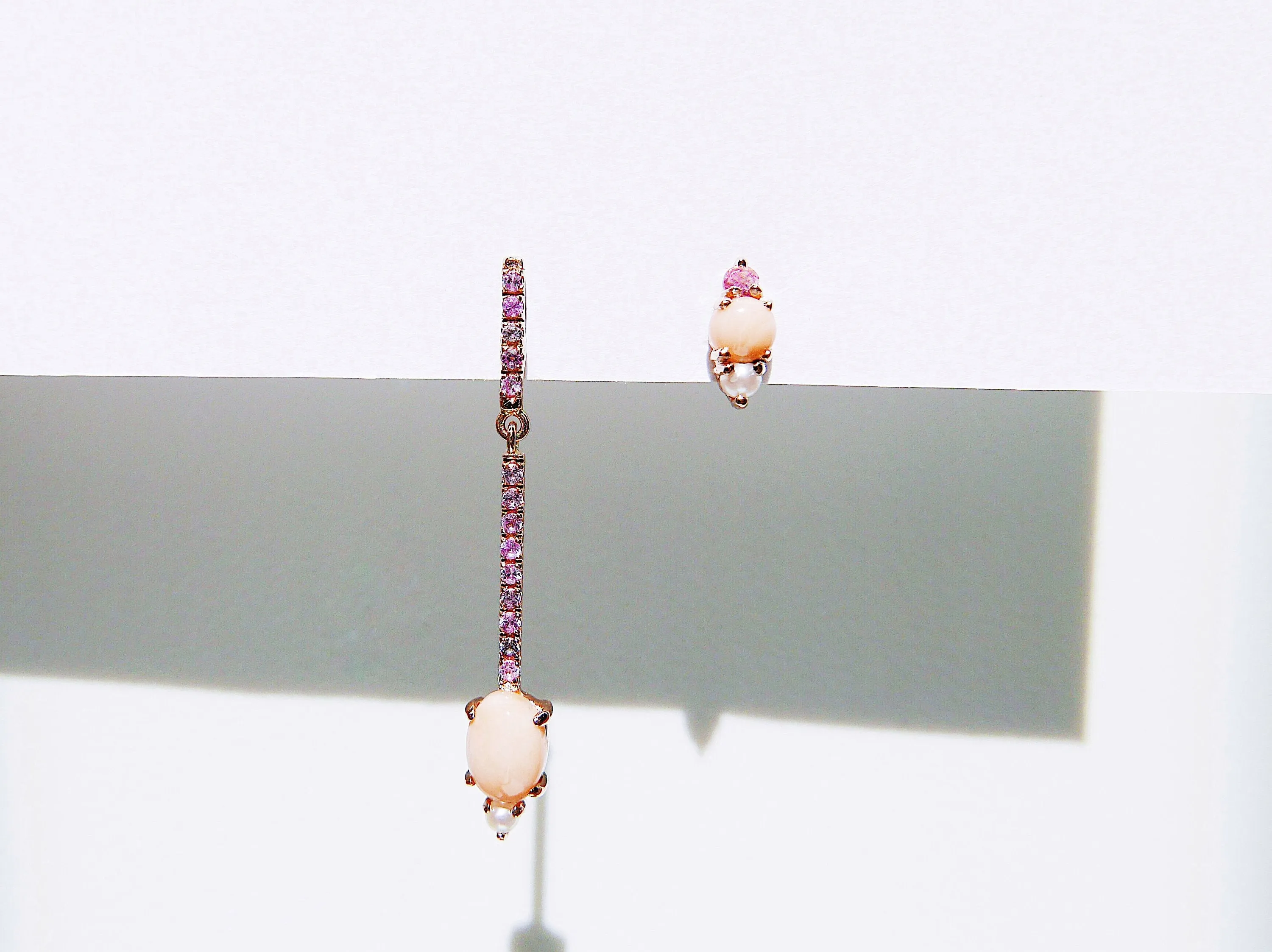 Trio Coral Earring