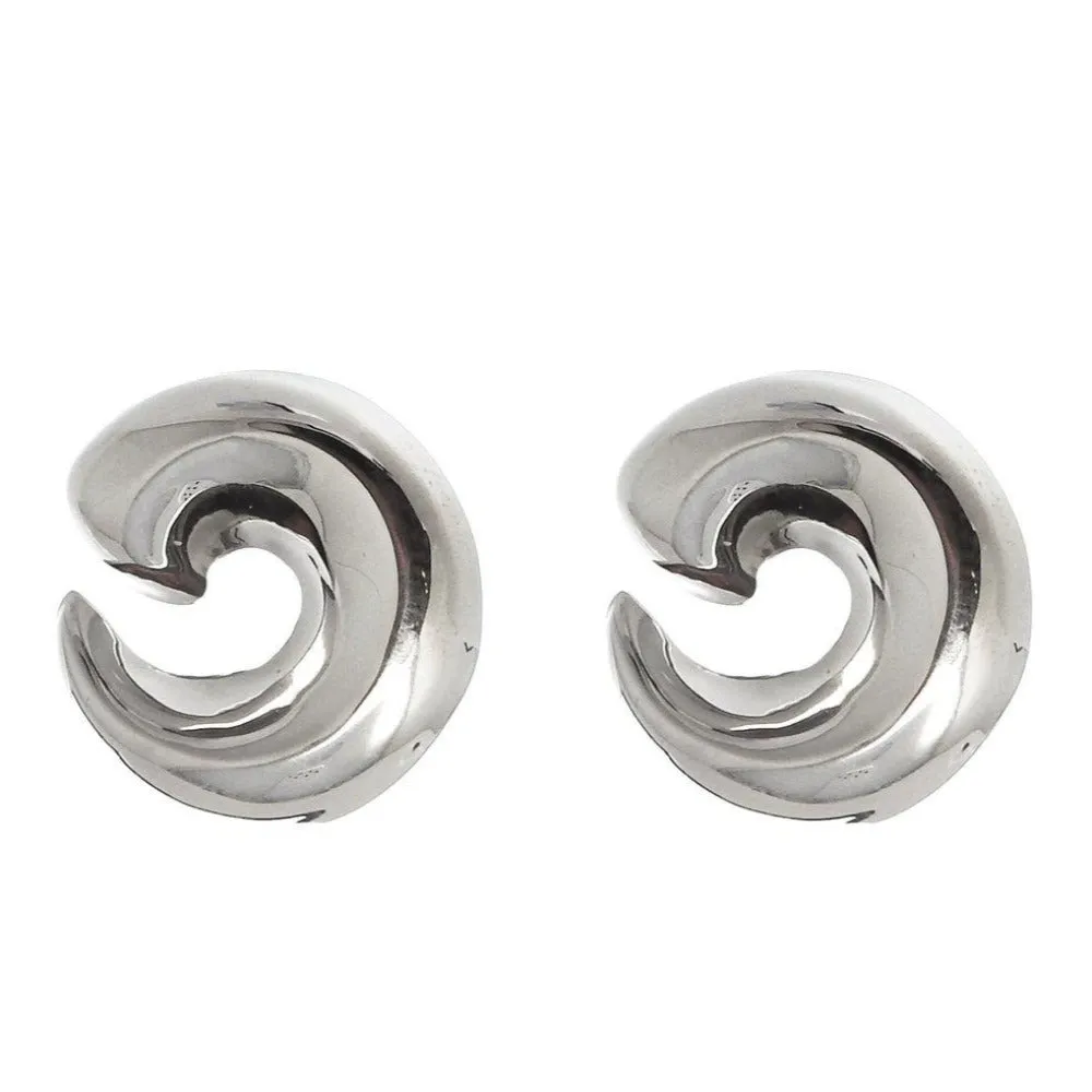 Twisted Hoop with Clip Closure