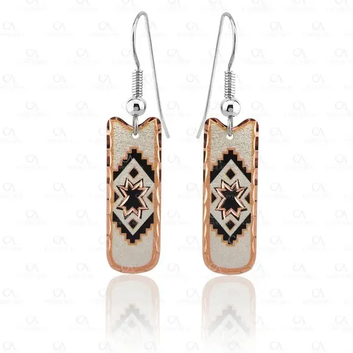 Unique western Star Earrings