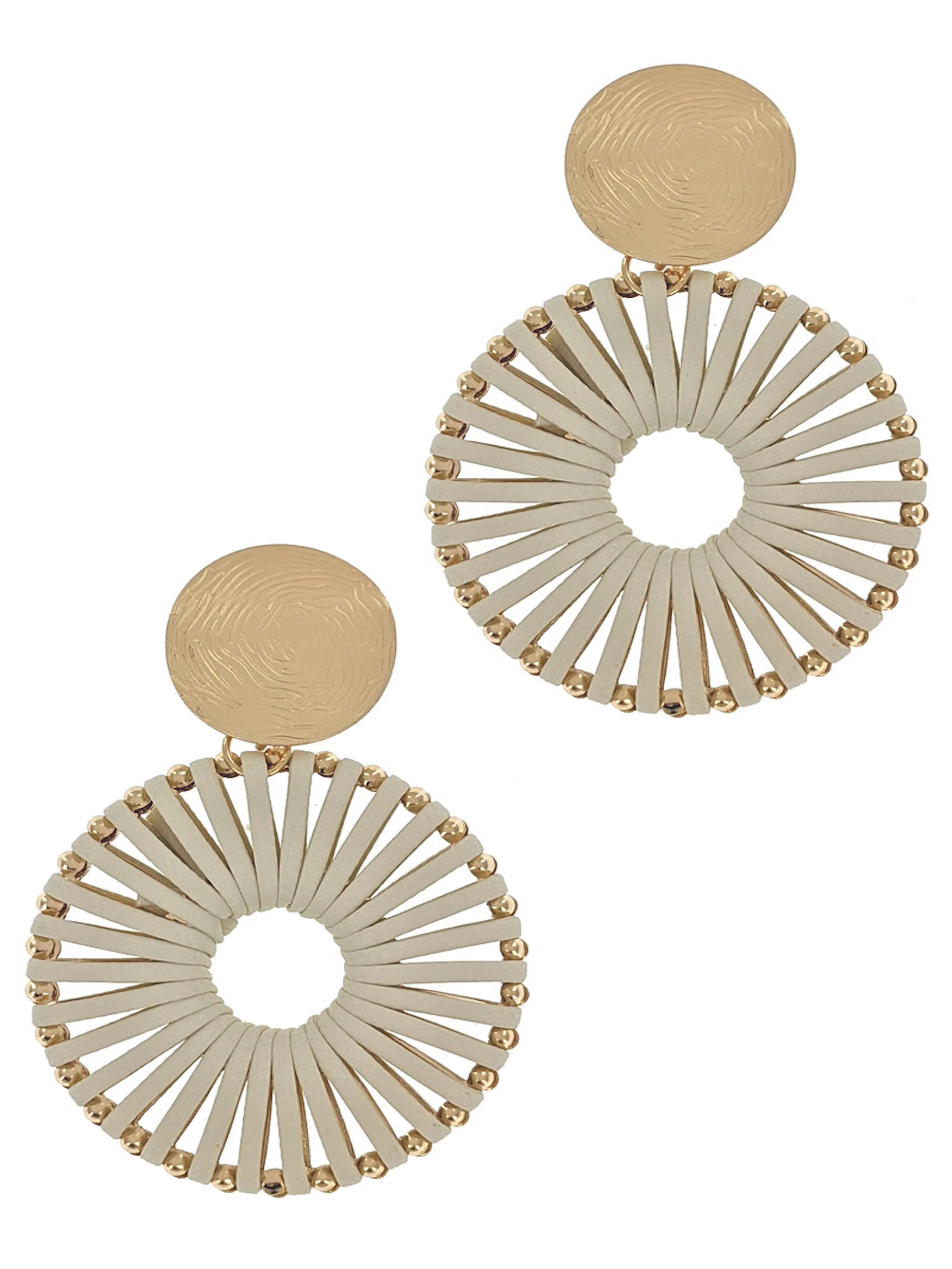 Vegan Leather Fashion Earrings