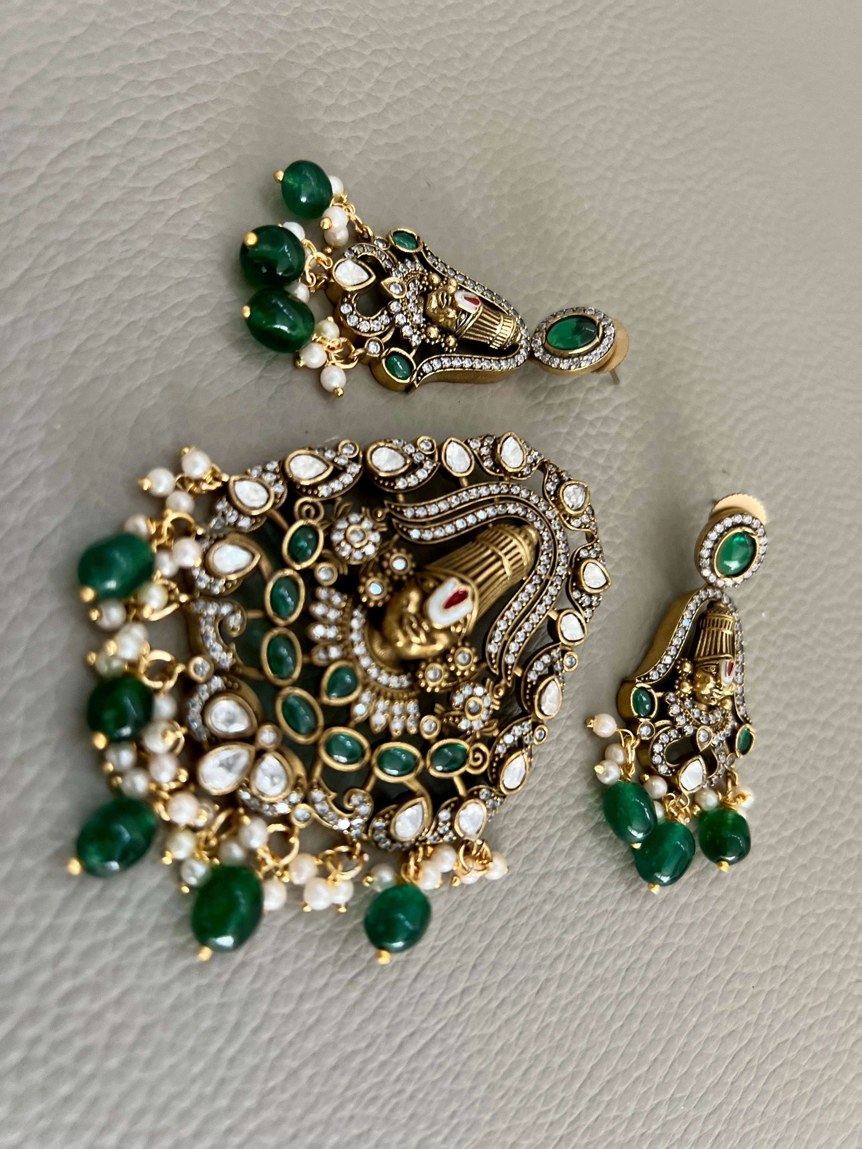 Victorian Balaji Pendant set