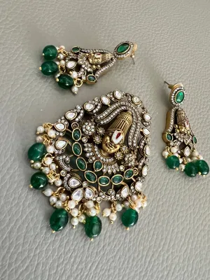Victorian Balaji Pendant set