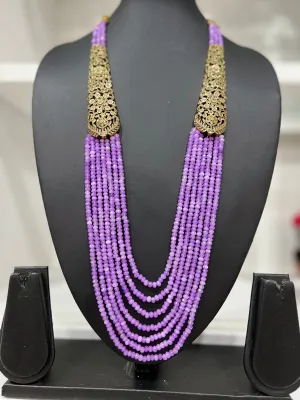 Victorian CZ Multilayer Beaded Necklace