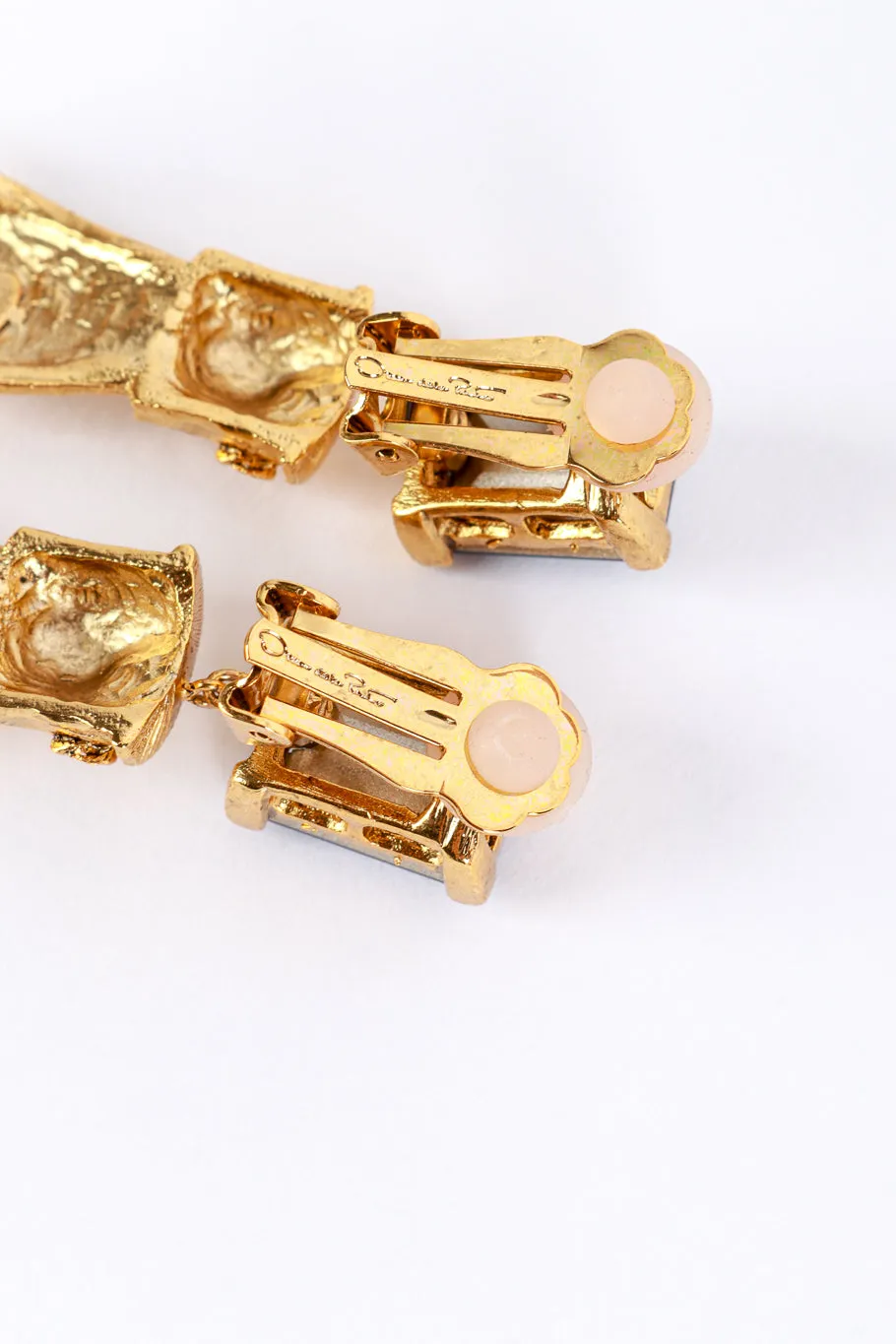 Victoriana Hand & Gem Drop Earrings