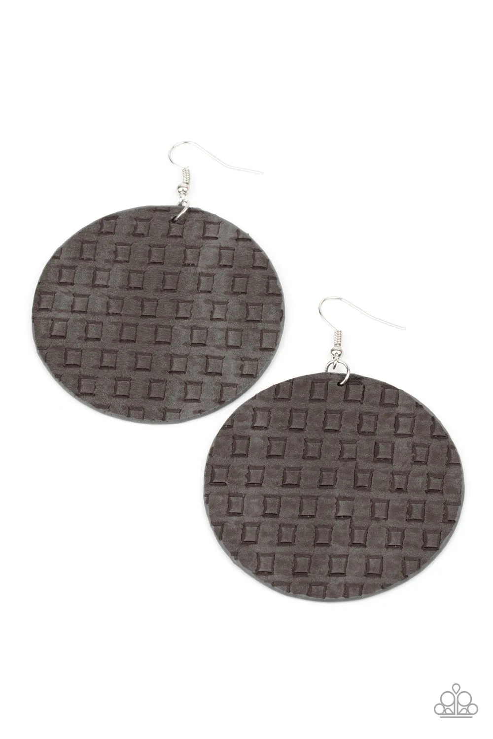 WEAVE Me Out Of It - Silver Earring