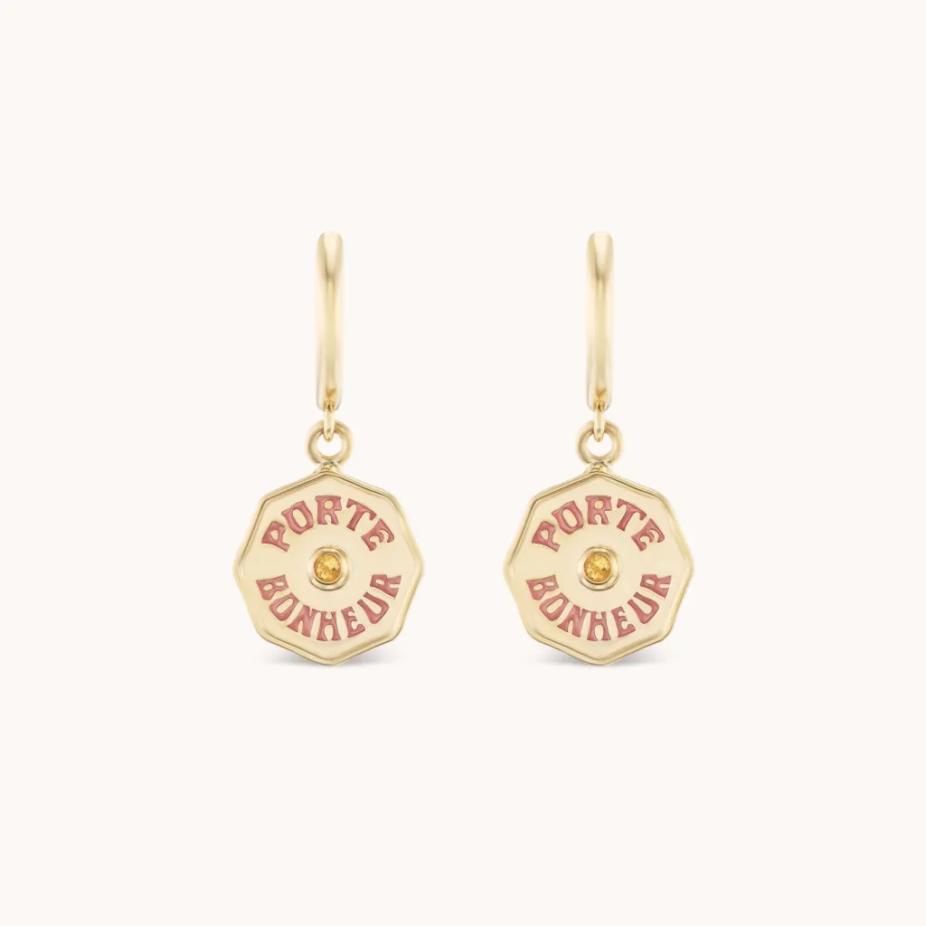 Wee PB Hoops Citrine