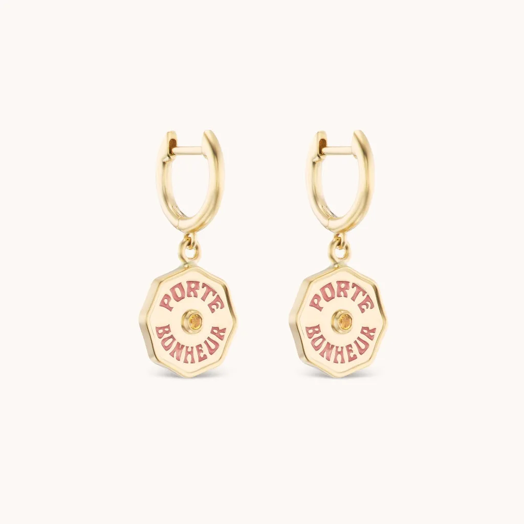 Wee PB Hoops Citrine