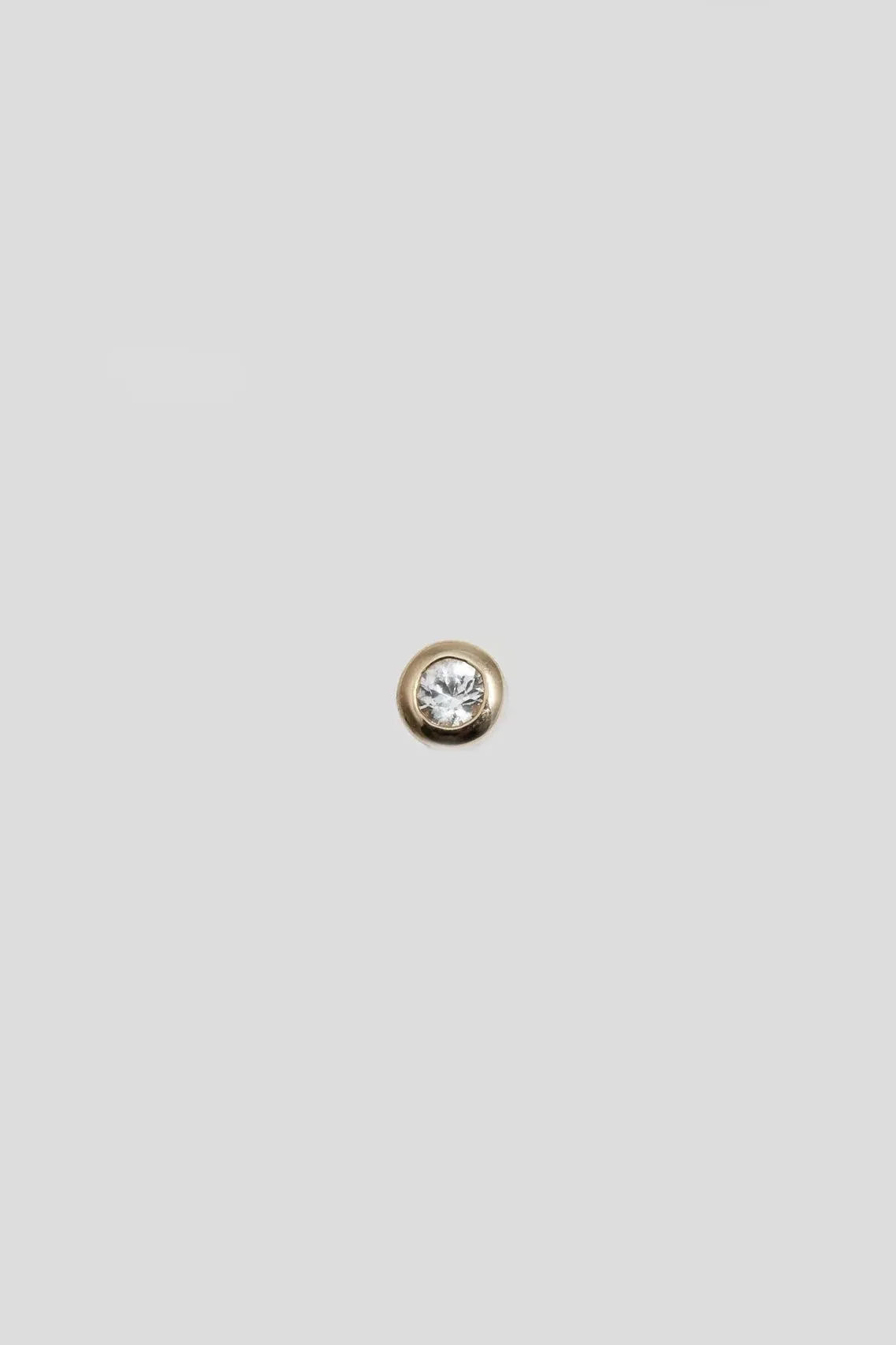 White Sapphire Stud