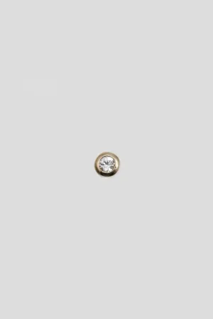 White Sapphire Stud