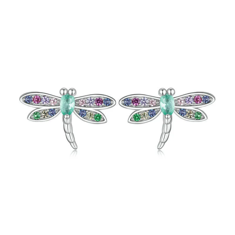 Women's Insect Plated Platinum Earrings