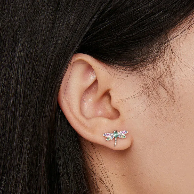 Women's Insect Plated Platinum Earrings