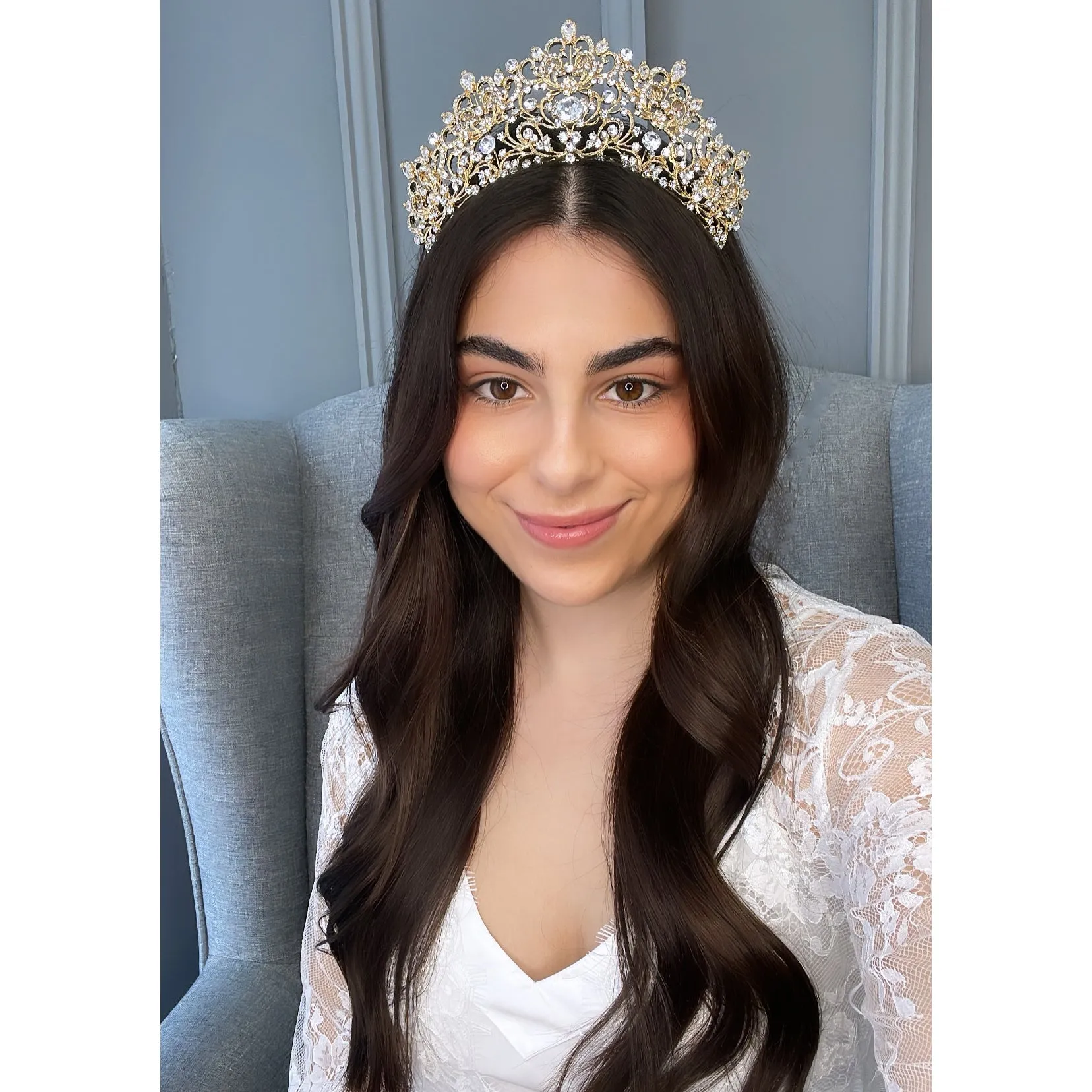 Wren Crystal Bridal Crown
