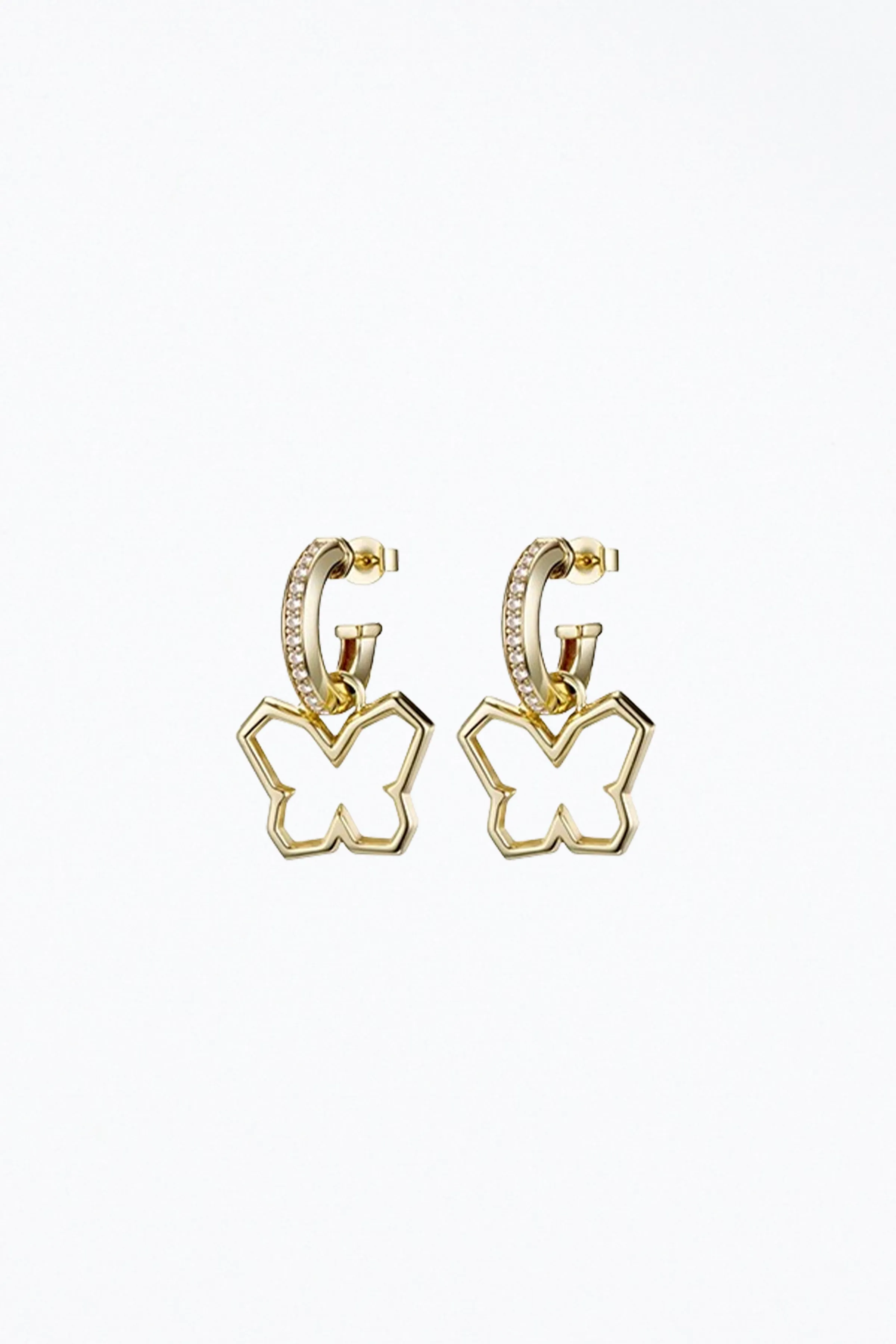 Y2K BUTTERFLY CHARM EARRINGS