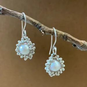 YedOmi: 360 Caviar & Pearl Earrings